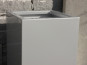 Pflanzkübel aus Metall, hellgrau - jetzt reduziert 40x40x100