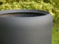 Pflanzkübel PLANTO, Fiberglas schwarz 30x70