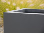 Pflanzkübel SUPREMO für ROLLEN, schwarz 50x50x50