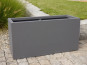 Pflanztrog SUPREMO, Blumentopf, anthrazit ( Rollen optional) 100x40x50
