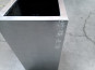B-Ware: Pflanzkübel in Hochglanz silber (30x30x60)
