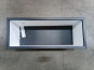 B-Ware: Pflanztrog aus Metall, anthrazit (100x40x40 cm)