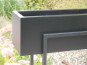 Hochbeet/Pflanzkübel SUPREMO, TÜV-geprüft, schwarz - jetzt reduziert 50x18x18