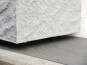 Komplettset 2-teilig: Pflanztrog ROCKS mit 4x Rollen, grau 40x40x40