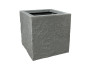 Pflanzkübel ROCKS für ROLLEN, betongrau 40x40x40