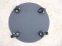 ultrastarkes Mehrzweck-Rollbrett aus Alu, rund 30x30x7