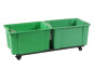 ultrastarkes Mehrzweck-Rollbrett aus Metall/Fiberglas, rechteckig 80x30x7