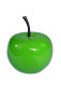 Deko-Apfel in Hochglanz grün Ø15x18