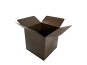 Pflanzkübel BOX aus Cortenstahl, rostfarben 30x30x50