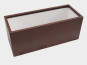 Pflanztrog, Pflanzkübel aus Cortenstahl , braun ( Rollen optional) 80x30x30