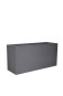 Pflanztrog SUPREMO, Blumentopf, anthrazit ( Rollen optional) 80x30x40