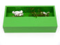Wand-Pflanzkasten LINEA, grün 40x20x9