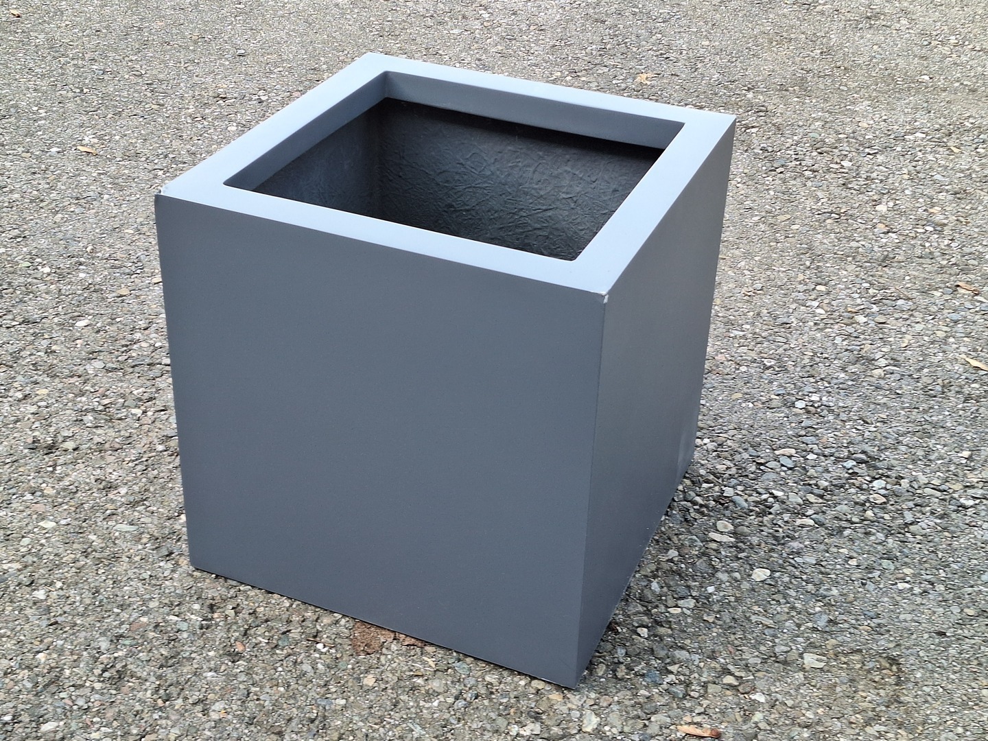 B-Ware: Pflanzkübel SUPREMO , anthrazit 40x40x40