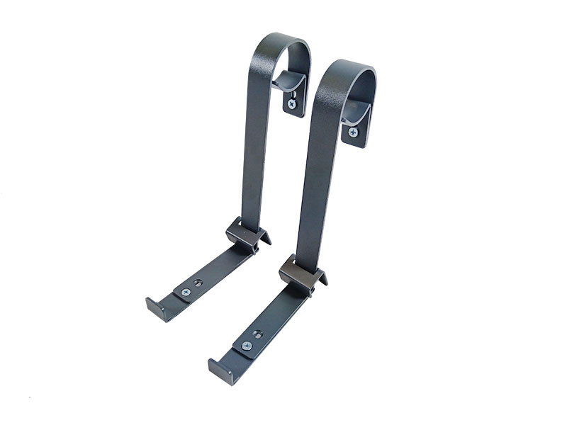 Balkonkastenhalterung, anthrazit ( für runde Geländer - verstellbare Breite) 