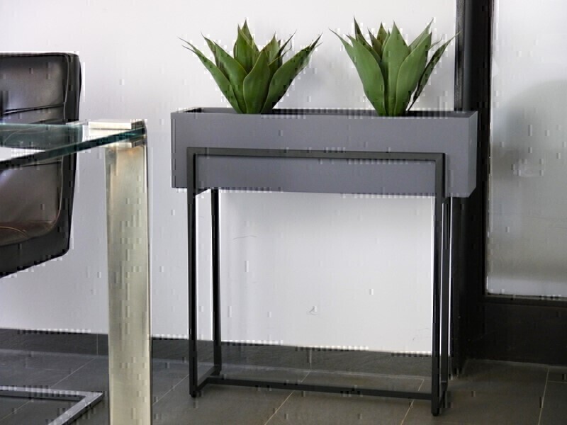 Hochbeet/Pflanzkübel SUPREMO, TÜV-geprüft, anthrazit - jetzt reduziert 60x18x18