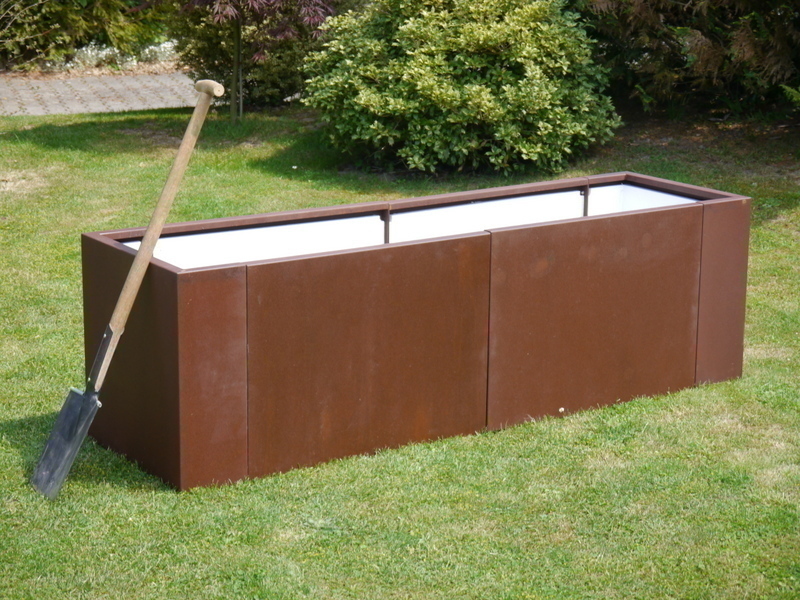 Hochbeet VERDURO aus Cortenstahl, rostfarben *REDUZIERT* 