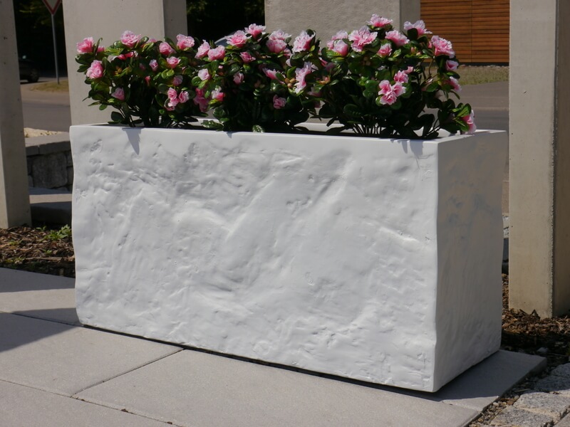 Pflanzkubel Bloxx Aus Fiberglas Wie Orig Marmor Wie Stein