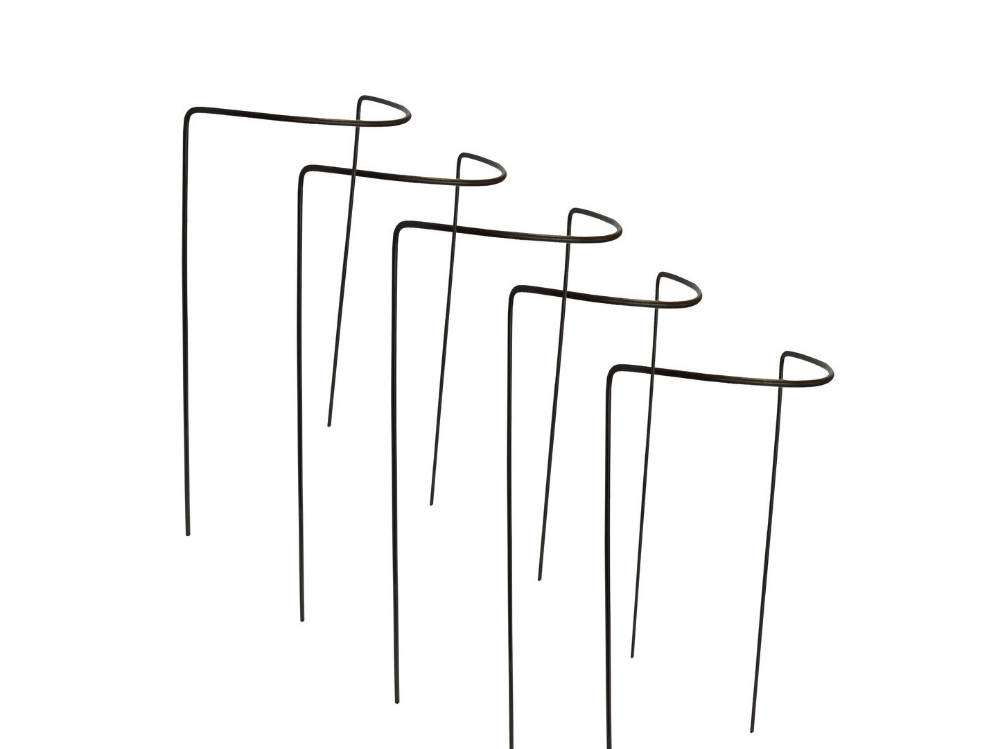 Rankhilfe PRADO aus Cortenstahl, braun, 5er-Set - jetzt reduziert 40x30