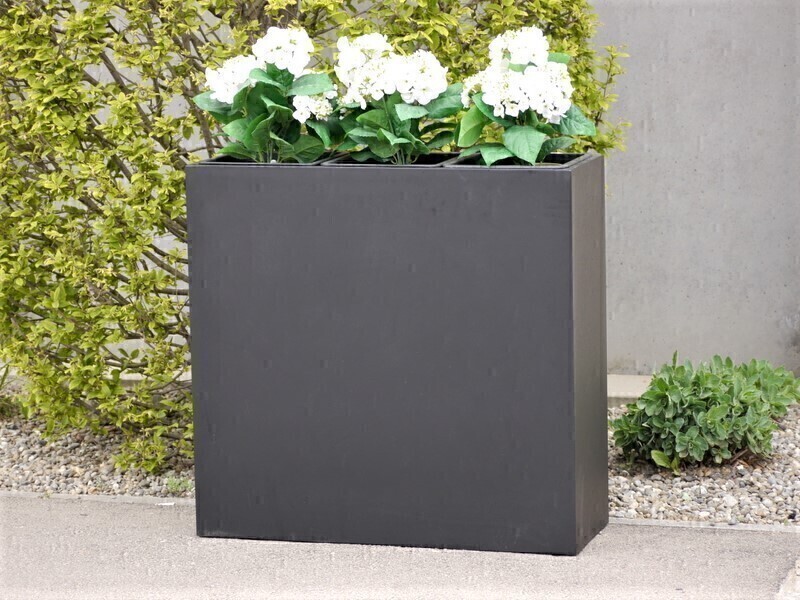 Raumteiler SUPREMO (auch für Rollen), schwarz 84x30x80