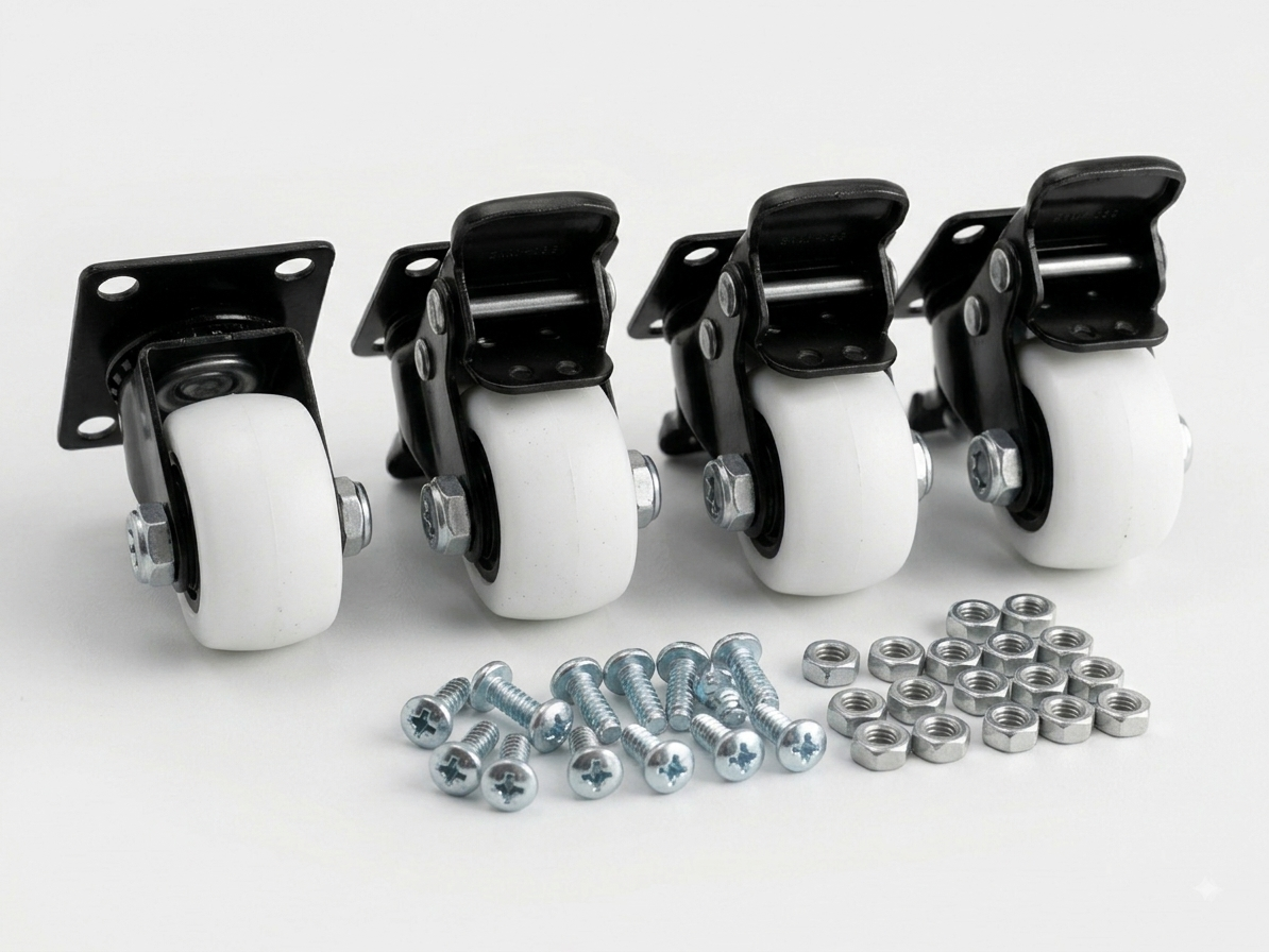 Schwerlast Rollen / Lenkrollen/ extra leise Rollen 4 Rolle ( 2x mit und 2x ohne Bremsen)