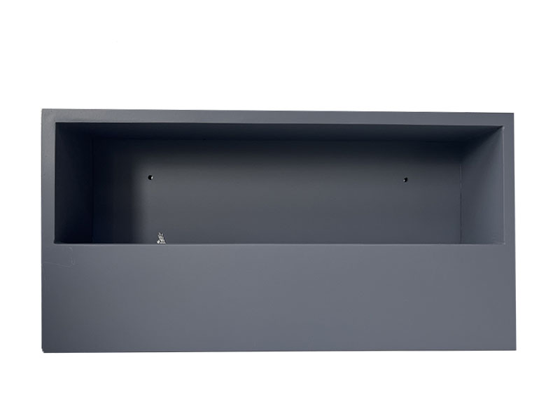 Wand-Pflanzkasten LINEA, anthrazit - jetzt reduziert 40x20x9