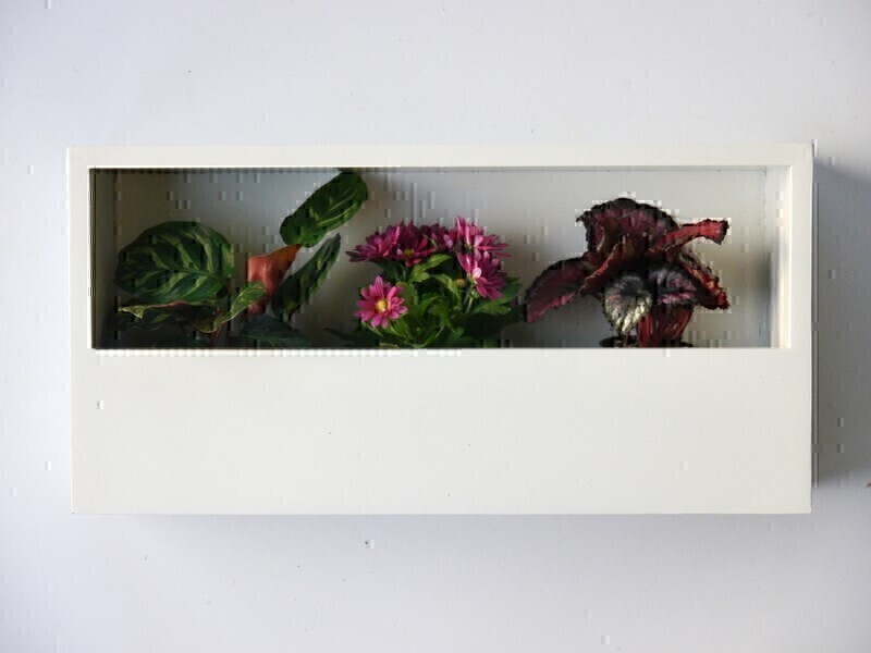 Wand-Pflanzkasten LINEA, weiß - jetzt reduziert 40x20x9