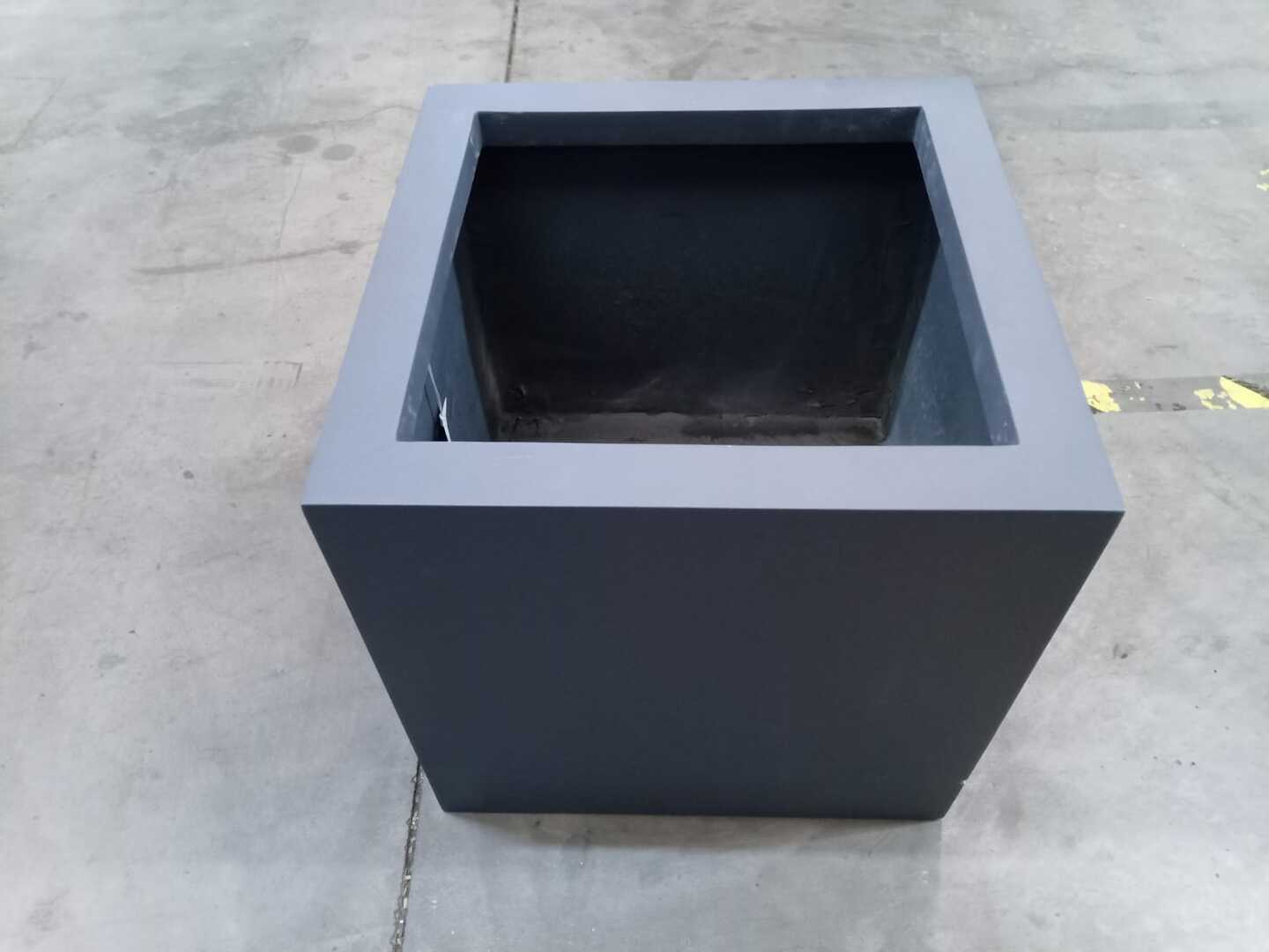 B-Ware: Pflanzkübel für Rollen, anthrazit 40x40x40