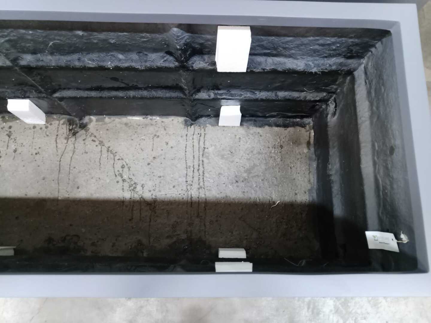 B-Ware: Pflanztrog der BUNDESGARTENSCHAU, anthrazit (150x60x70 cm) 