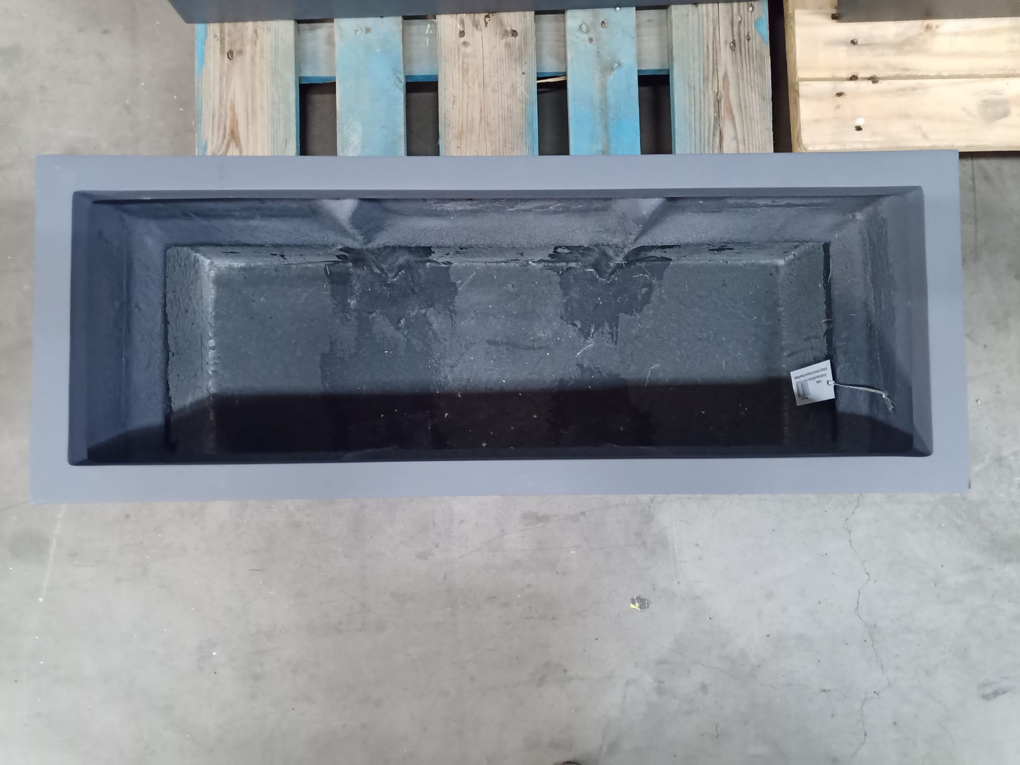 B-Ware: Pflanztrog SUPREMO, anthrazit (80x30x40 cm) 80x30x40 cm