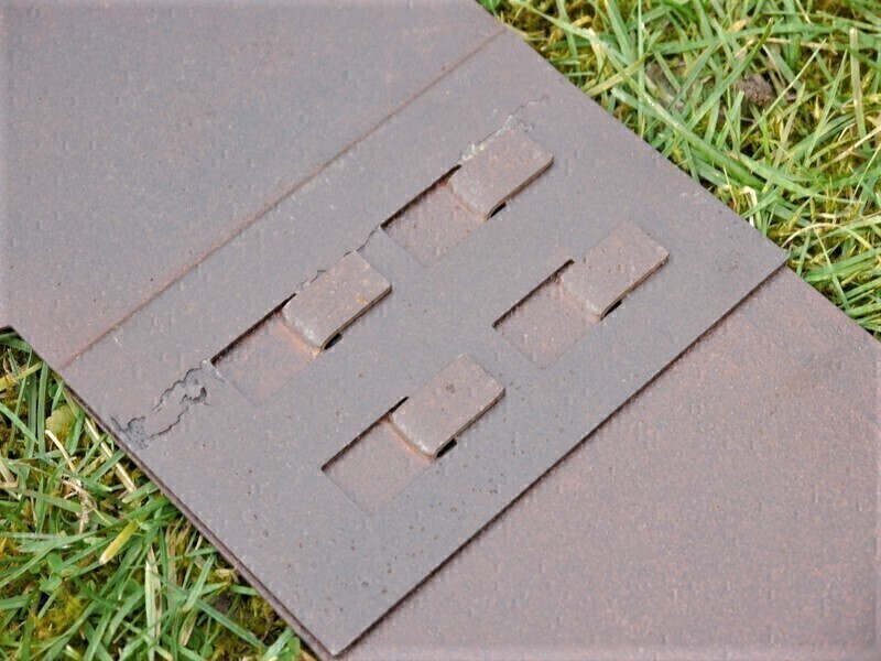 Beeteinfassung PRIMO aus Cortenstahl, Stecksystem*REDUZIERT* 59x0.2x25