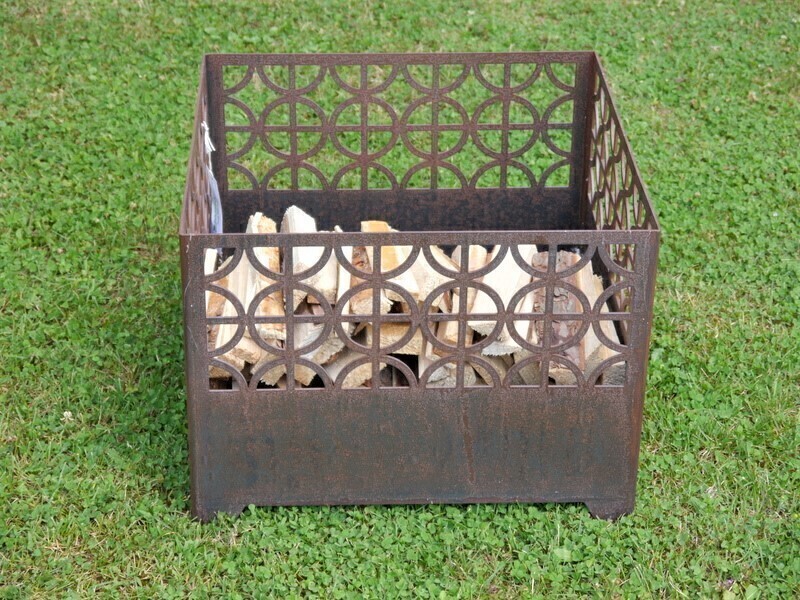 Feuerkorb SQUARE für Feuerholz, Cortenstahl - jetzt reduziert 
