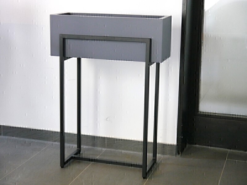 Hochbeet/Pflanzkübel SUPREMO, TÜV-geprüft, anthrazit - jetzt reduziert 50x25x20