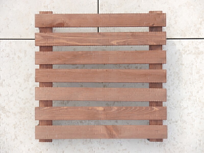 Mehrzweck-Rollbrett aus Kiefernholz, quadratisch 