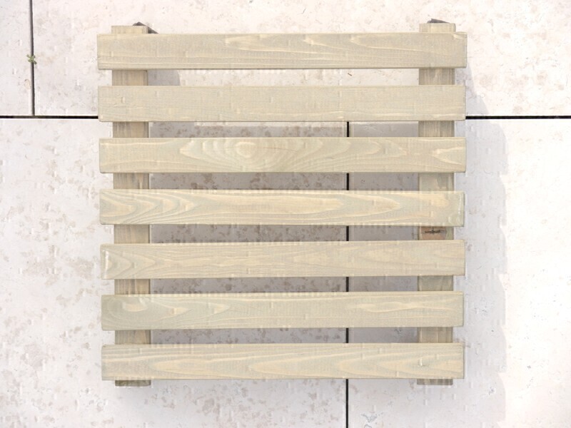 Mehrzweck-Rollbrett aus Kiefernholz, quadratisch 