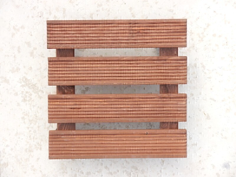 Mehrzweck-Rollbrett aus Kiefernholz, quadratisch 