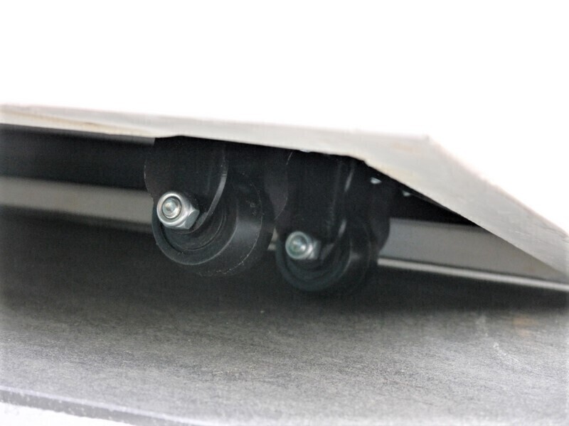 Pflanztrog SUPREMO für ROLLEN, weiß 80x30x40