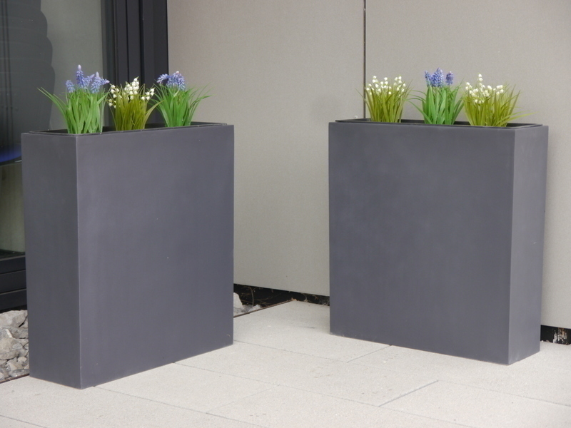 Raumteiler SUPREMO (auch für Rollen), anthrazit 84x30x80