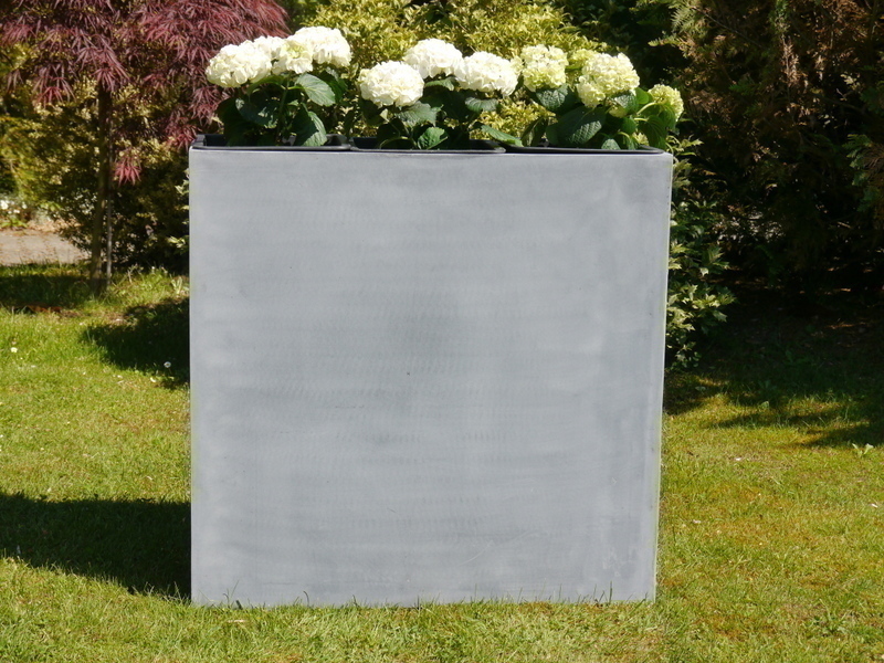 Raumteiler SUPREMO (auch für Rollen) - betongrau 100x40x100