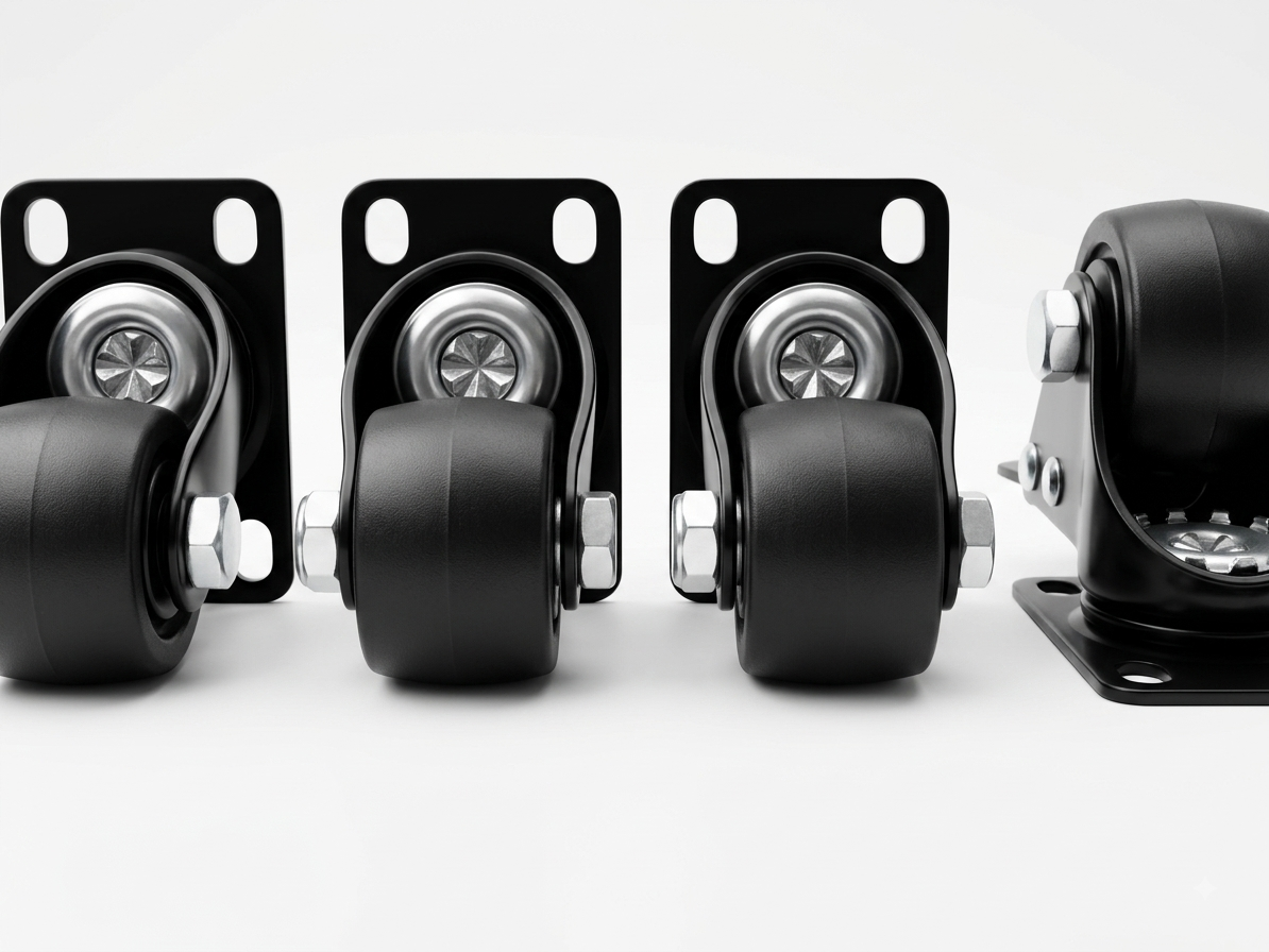 Schwerlast Rollen / Lenkrollen/ leise Rollen 4 Rolle ( 2x mit und 2x ohne Bremsen)