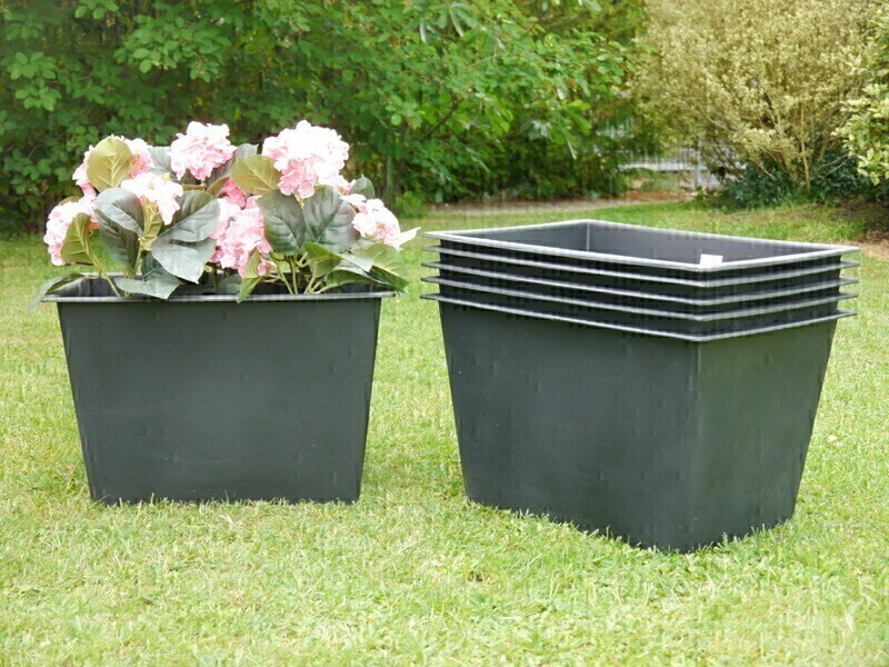 Set Pflanzkübel PRIMO aus Kunststoff, L49x B35x H31cm 6 Stück 49x35x31