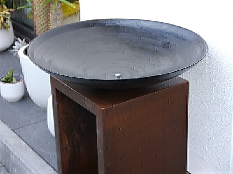 Set: Podest ORLANDO und Schale RONDO - jetzt reduziert 35x35x50