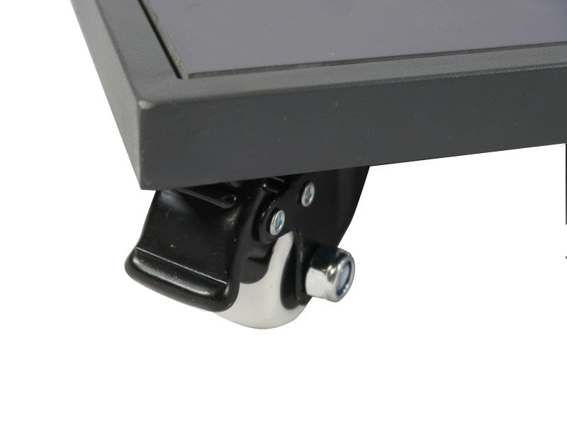 ultrastarkes Mehrzweck-Rollbrett aus Metall/Fiberglas, quadratisch 40x40x8