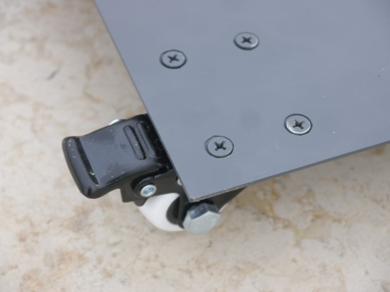 ultrastarkes Mehrzweck-Rollbrett aus Stahl, quadratisch 50x50x7