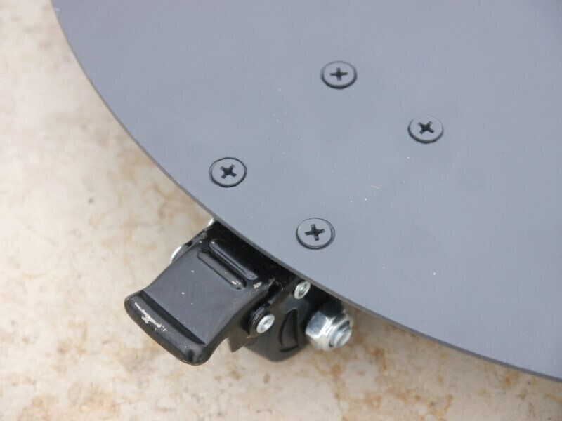 ultrastarkes Mehrzweck-Rollbrett aus Stahl, rund 40x40x7