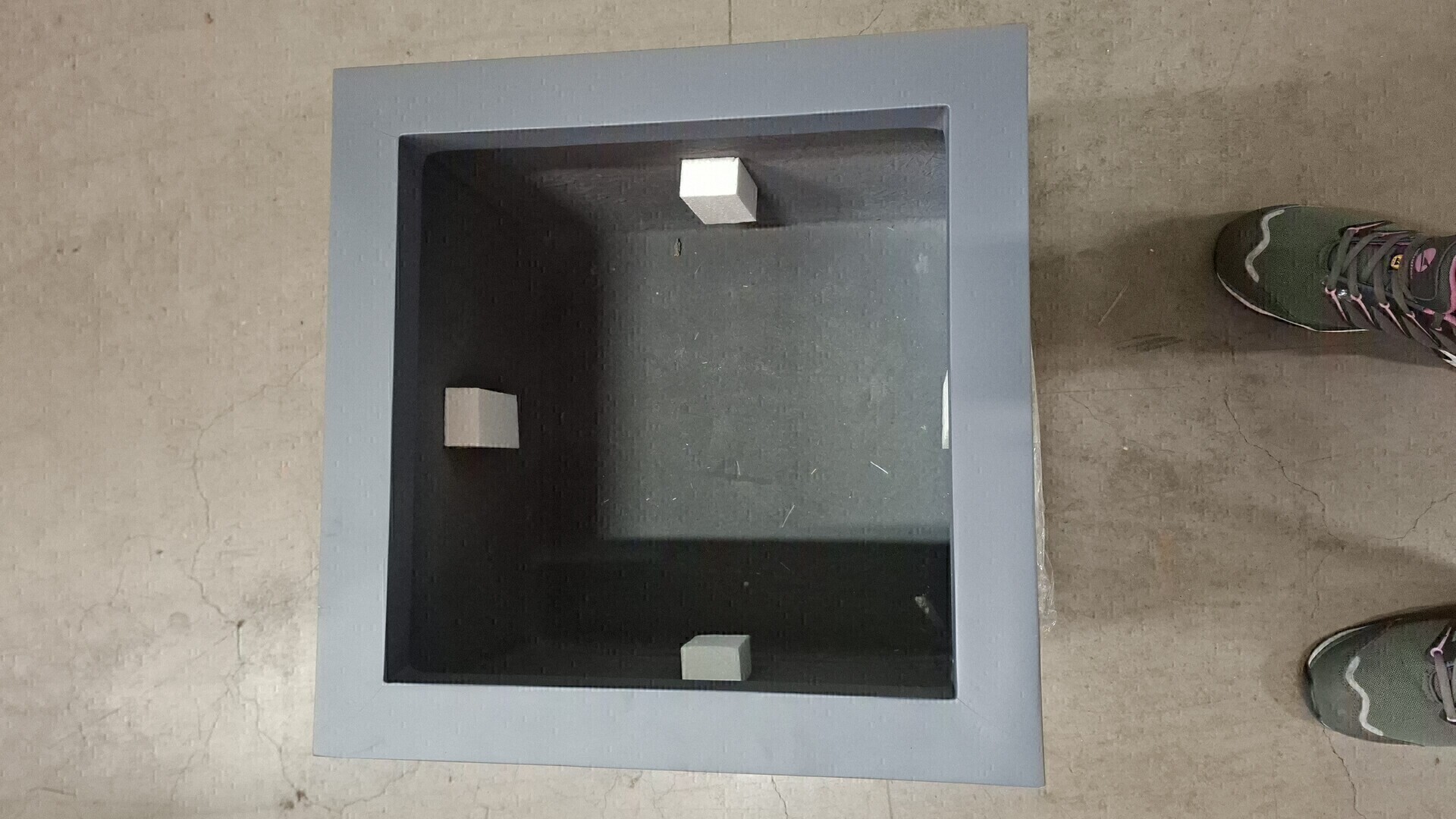 B-Ware: Pflanzkübel SUPREMO , anthrazit 40x40x40