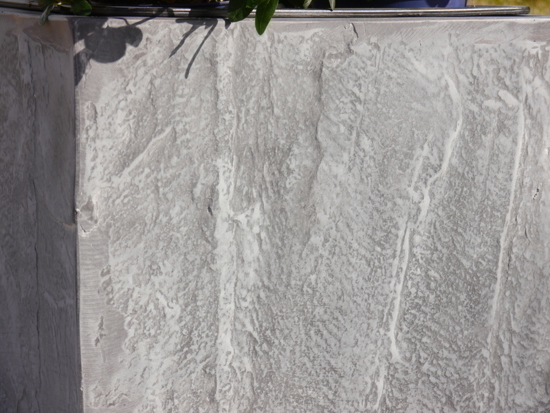 Blumenkübel ROCKS wie Naturstein, grau *Abverkauf* 40x40x40