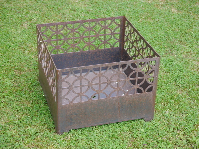 Feuerkorb SQUARE für Feuerholz, Cortenstahl - jetzt reduziert 