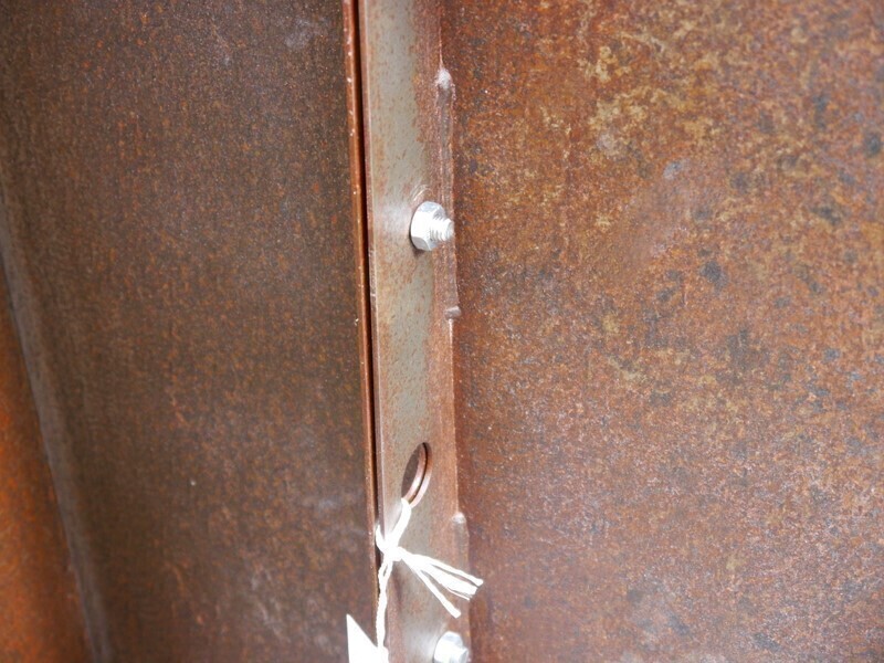 Hochbeet/Pflanztrog BIOPUR aus Cortenstahl, rostfarben 200x80x40