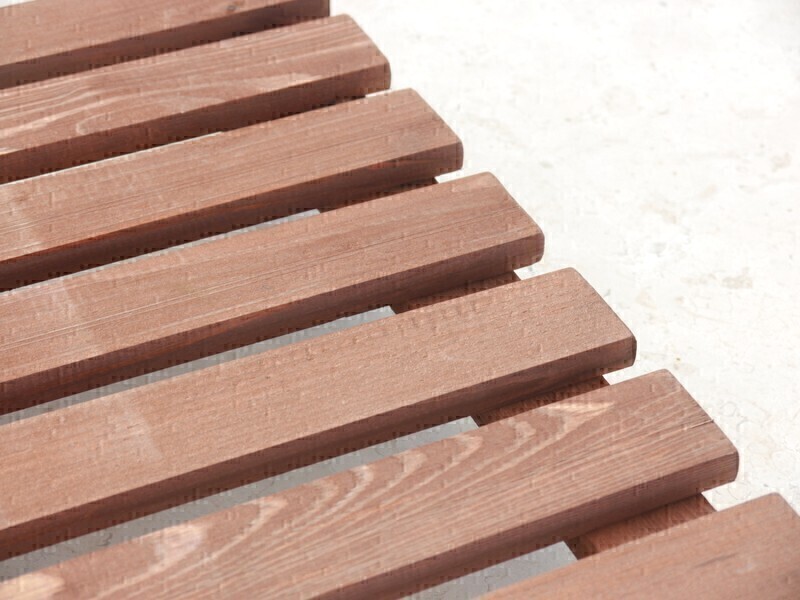 Mehrzweck-Rollbrett aus Kiefernholz, quadratisch 