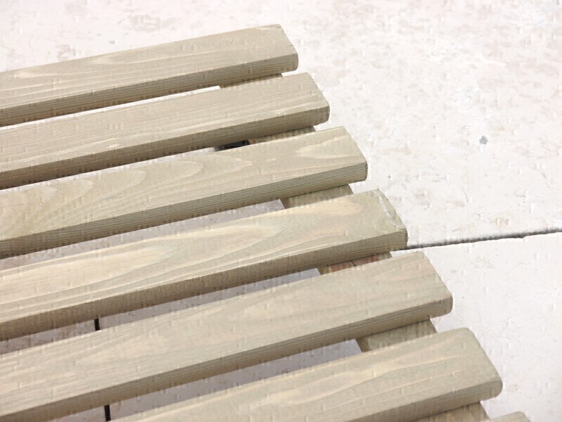 Mehrzweck-Rollbrett aus Kiefernholz, quadratisch 